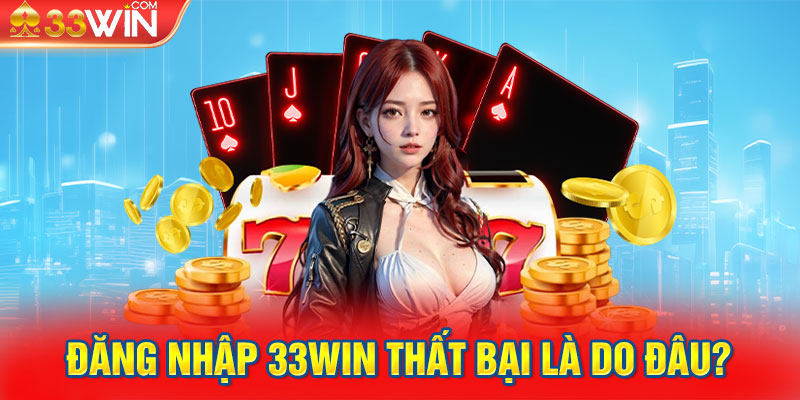 Đăng nhập 33win thất bại là do đâu?