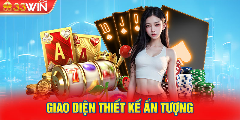 Giao diện thiết kế ấn tượng